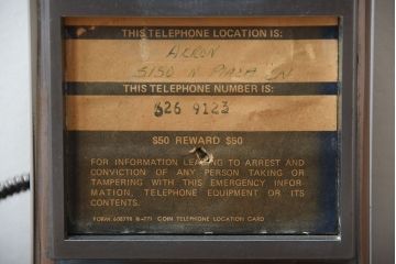 アンティーク雑貨　USヴィンテージ　公衆電話(ビンテージ)