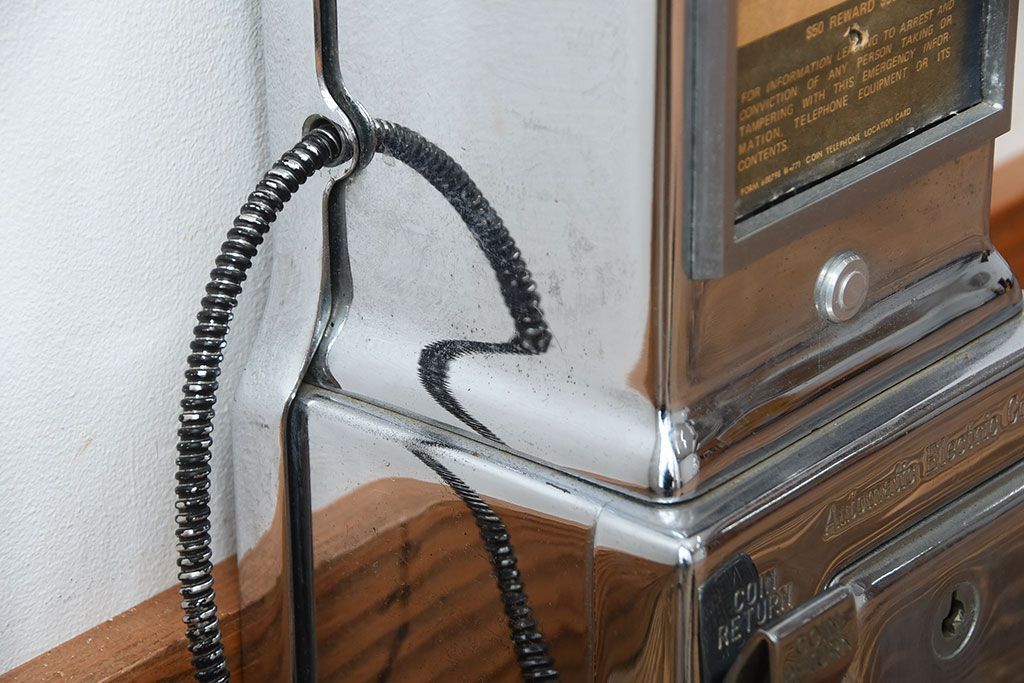 アンティーク雑貨　USヴィンテージ　公衆電話(ビンテージ)