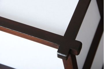 中古　民芸家具　障子天井照明