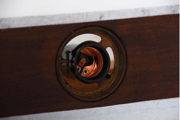 中古　民芸家具　障子天井照明