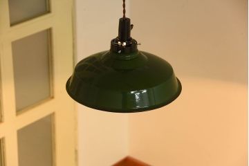 イギリスアンティーク シャビーなホーロー照明(1)