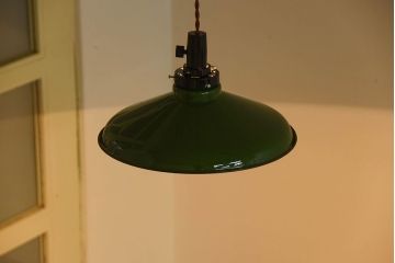 イギリスアンティーク シャビーなホーロー照明(2)