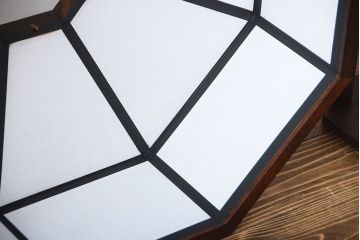 ビンテージ 松本民芸家具 吊大アンドン(天井照明、吊り下げ照明)