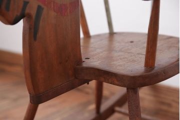 アンティーク家具　イギリスアンティーク かわいいロッキングホースチェア