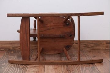 アンティーク家具　イギリスアンティーク かわいいロッキングホースチェア