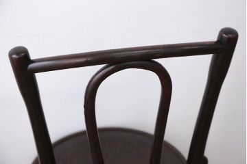アンティーク家具　イギリスアンティーク シンプルなベントウッドチェア(1)