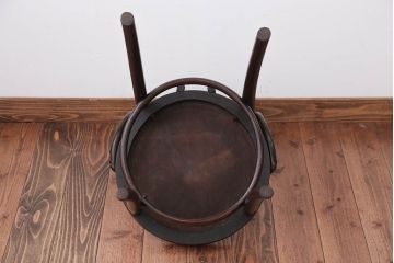 アンティーク家具　イギリスアンティーク シンプルなベントウッドチェア(1)