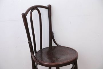 アンティーク家具　イギリスアンティーク シンプルなベントウッドチェア(2)