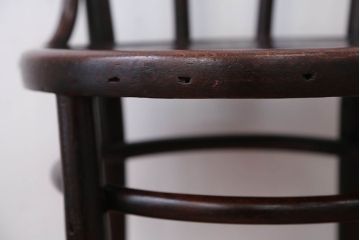 アンティーク家具　イギリスアンティーク シンプルなベントウッドチェア(2)