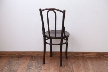 アンティーク家具　イギリスアンティーク シンプルなベントウッドチェア(2)