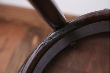 アンティーク家具　イギリスアンティーク　シンプルなベントウッドチェア(3)