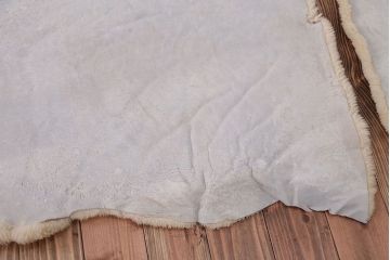 アンティーク雑貨　ビンテージ　高級感あふれるムートンのラグマット2枚セット