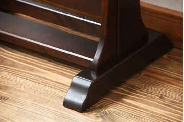 アンティーク雑貨　中古　北海道民芸家具　シンプルでシックな姿見(縦型鏡)