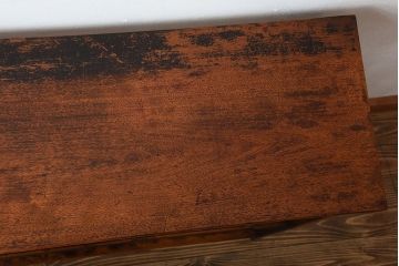 アンティーク家具　古民具・骨董　戸棚付き!オリエンタルな飾り棚