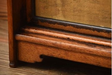 アンティーク家具　古民具・骨董　戸棚付き!オリエンタルな飾り棚