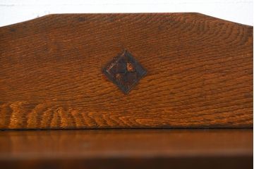 レトロ家具　昭和レトロ　引き出し2杯付き!古い栓材の小ぶりな本箱