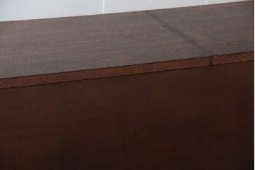 アンティーク家具　和製アンティーク　ネームプレート付き!12杯引き出しのローボード(テレビボード)