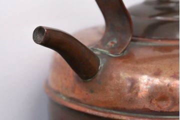 アンティーク雑貨　イギリスアンティーク　銅製のレトロなケトル(やかん)