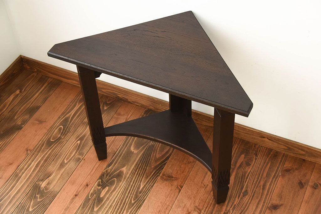 アンティーク雑貨 和製アンティーク 使い方自由自在!コーナーテーブル(1)