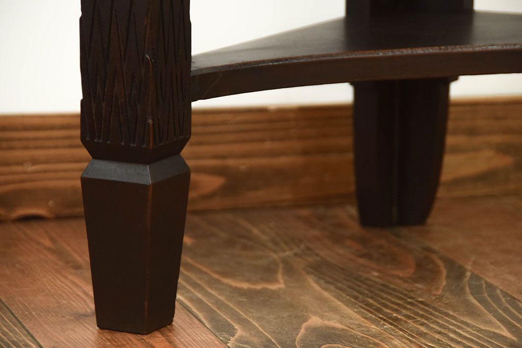 アンティーク雑貨 和製アンティーク 使い方自由自在!コーナーテーブル(1)