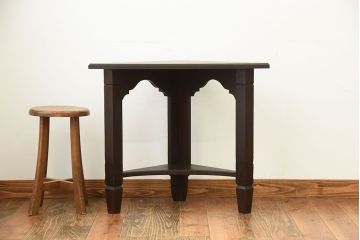 アンティーク雑貨　和製アンティーク　使い方自由自在!コーナーテーブル(3)