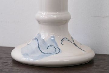 アンティーク雑貨　イギリスアンティーク　POOLE Pottery(プール・ポッタリー)のキャンドルスタンドペアセット
