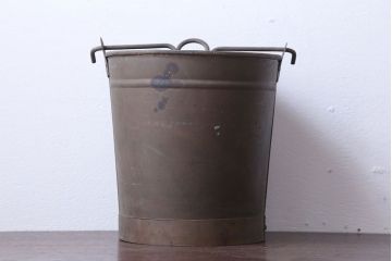 アンティーク雑貨　アンティーク　古い銅製のバケツ