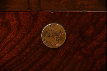 アンティーク家具　和製アンティーク　前面欅材!杢目の美しいシンプルな衣装箪笥