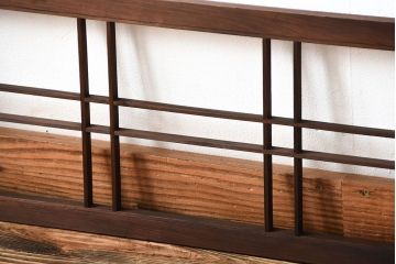 古民具・骨董　古い木のアンティーク格子戸2枚セット(1)