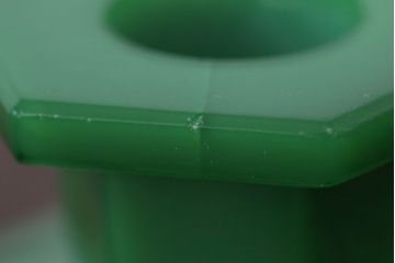 アンティーク雑貨　【H様ご成約済み・ご決済用】イギリスアンティーク　レトロでシンプルなガラス製キャンドルスタンドペアセット