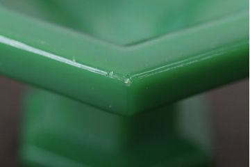 アンティーク雑貨　【H様ご成約済み・ご決済用】イギリスアンティーク　レトロでシンプルなガラス製キャンドルスタンドペアセット