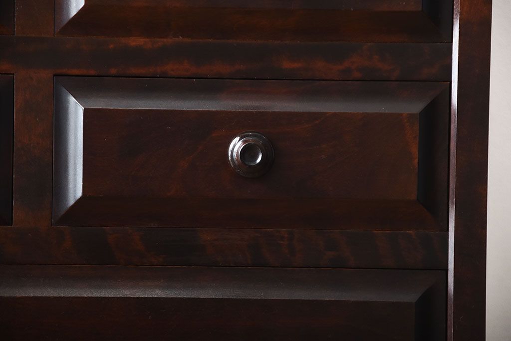 中古　北海道民芸家具　シンプルでシックなチェスト(定価約17万円)