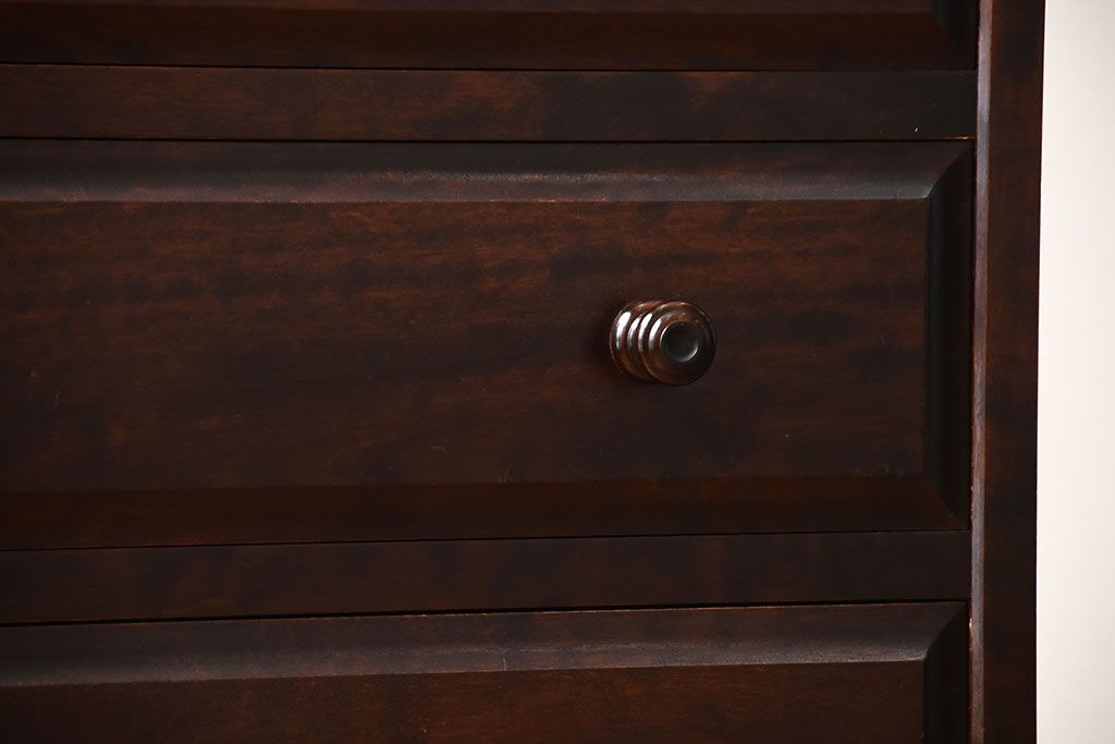 中古　北海道民芸家具　シンプルでシックなチェスト(定価約17万円)