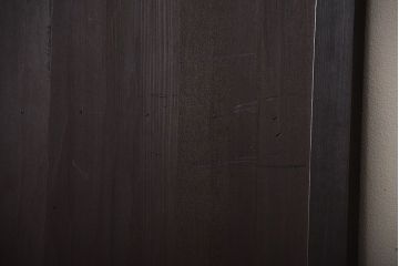 古民具・骨董　古い木製のアンティーク舞良戸3枚セット