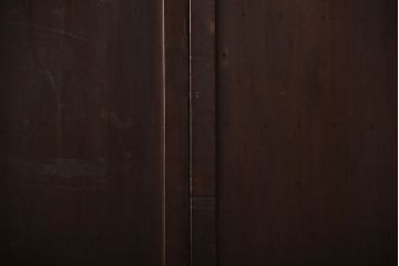 古民具・骨董　古い木製のアンティーク舞良戸3枚セット