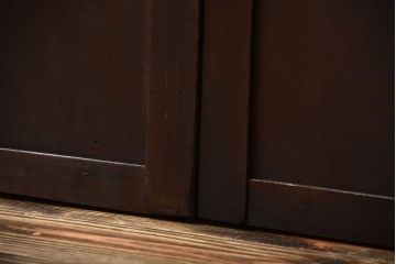 古民具・骨董　古い木製のアンティーク舞良戸3枚セット