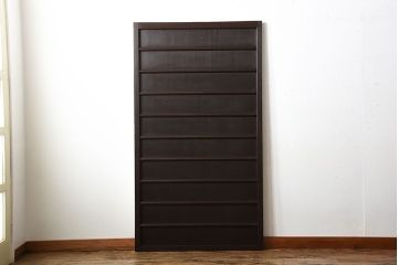 古民具・骨董　古い木製のアンティーク舞良戸