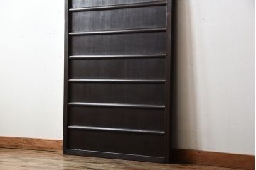 古民具・骨董　古い木製のアンティーク舞良戸