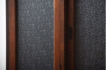 アンティーク家具　大正ロマン　ダイヤガラス入り!古い木製の大きな収納棚