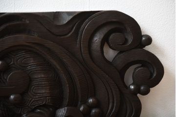 古民具・骨董　彫刻が素晴らしい!古い木製の欄間