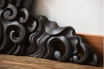 古民具・骨董　彫刻が素晴らしい!古い木製の欄間