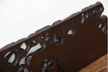 古民具・骨董　彫刻が素晴らしい!古い木製の欄間