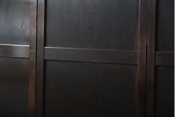 古民具・骨董　古い杉材一枚板使用!アンティーク帯戸4枚セット