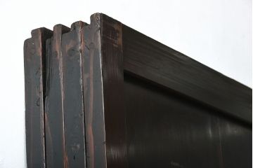 古民具・骨董　古い杉材一枚板使用!アンティーク帯戸4枚セット