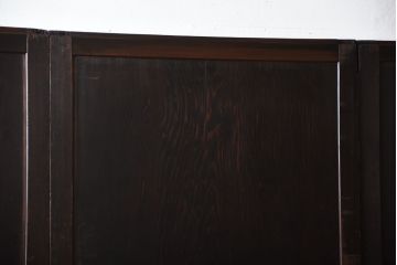 古民具・骨董　古い杉材一枚板使用!アンティーク帯戸4枚セット