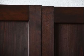 古民具・骨董　古い木製のアンティーク帯戸4枚セット(1)