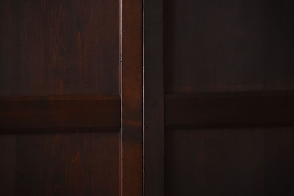 古民具・骨董　古い木製のアンティーク帯戸4枚セット(1)