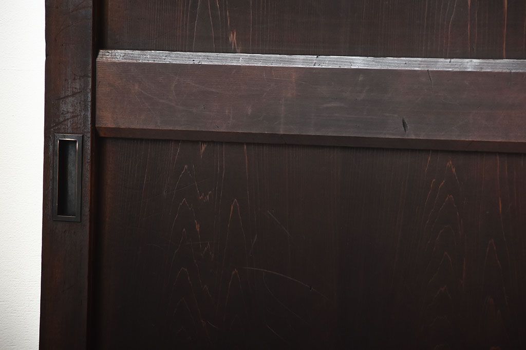 古民具・骨董　古い木製のアンティーク帯戸4枚セット(1)