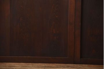 古民具・骨董　古い木製のアンティーク帯戸4枚セット(1)