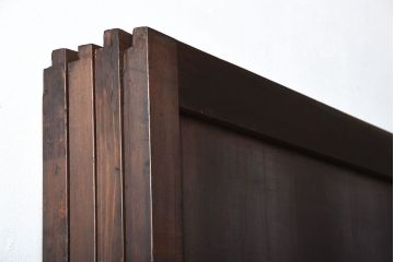 古民具・骨董　古い木製のアンティーク帯戸4枚セット(1)